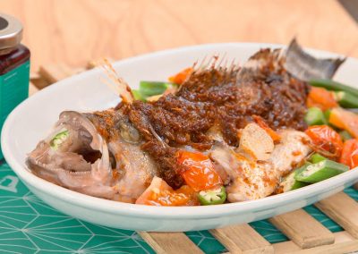 娘惹酸辣蒸鱼 Nyonya Savory Steamed Fish